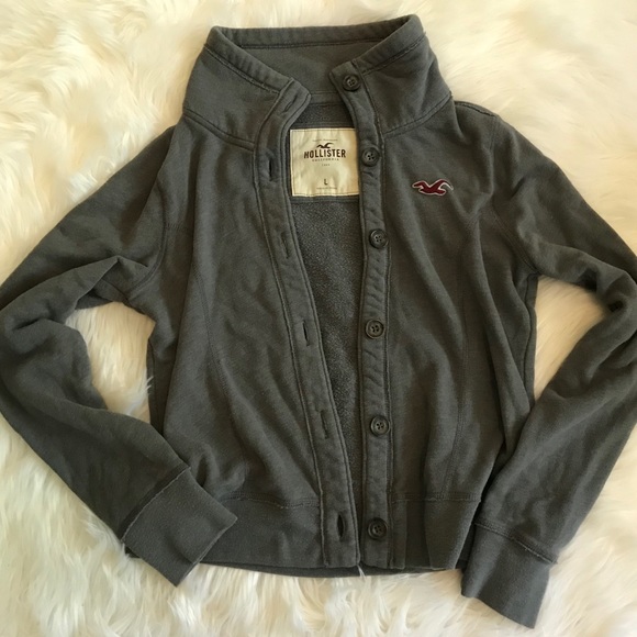 Hollister Tops - HOLLISTER Button Down Sweatshirt